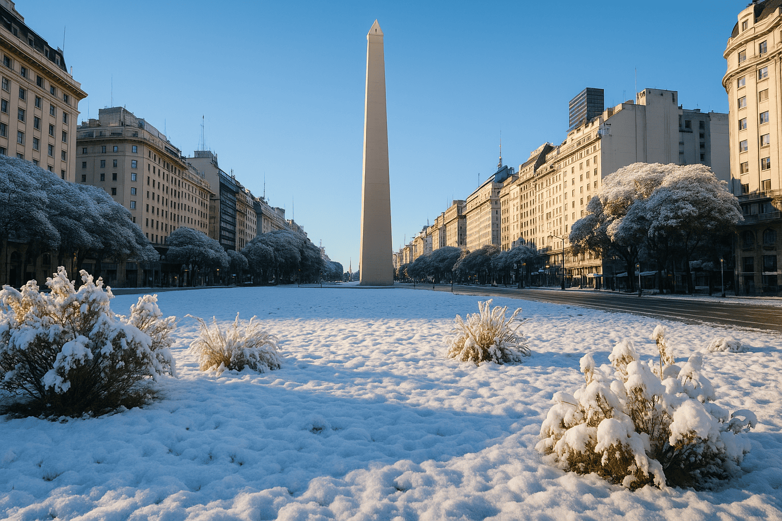 El clima en Argentina récord histórico de mínima en Buenos Aires - El clima extremo en Argentina: el frío polar bate récords